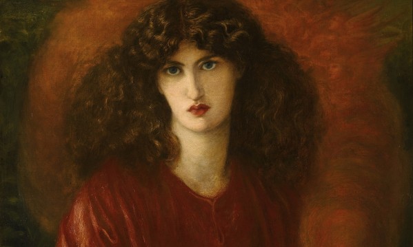 Blue eyes girl by Dante Gabriel Rossetti